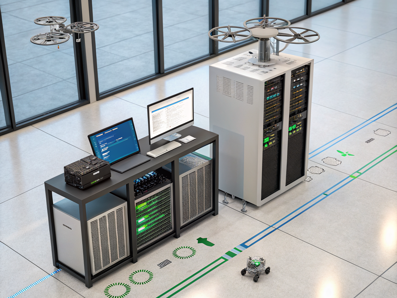 System management interface showing continuous deployment and updates